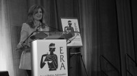 Keynote speaker Arianna Huffingtion addresses attendees at the Equal Rights Advocates anniversary luncheon.